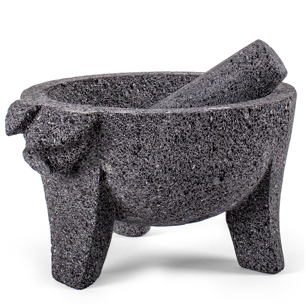 Molcajete Pig Design 8 Inches