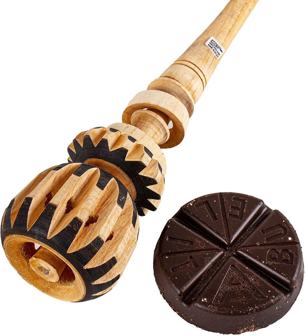 Wooden Whisk Stirrer Molinillo Mexican Chocolate Cocoa Mixer Stirrer Frother