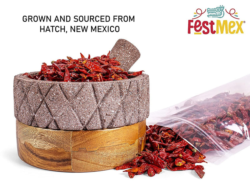 Sun Dried Chile de Arbol from Hatch New Mexico | Chile Guajillo Dried Peppers