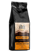 Wildbeans Coffee Co. Specialty Ground Coffee Medium/Dark Roast (12oz Bag) - Ground Coffee For Espresso, Drip and more (Medium/Dark Roast Ground Coffee, 12oz)