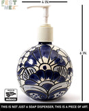 Authentic Mexican Talavera Soap and Lotion Dispenser Colorful Kitchen Decor- Hand Painted - Mexican Pottery - Made in Mexico