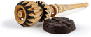 Genuine Traditional Mexican Wooden Handcrafted Molinillo Stirrer Whisk Frother Hand Mixer for Hot Chocolate, Atole, Champurrado 12 Inches